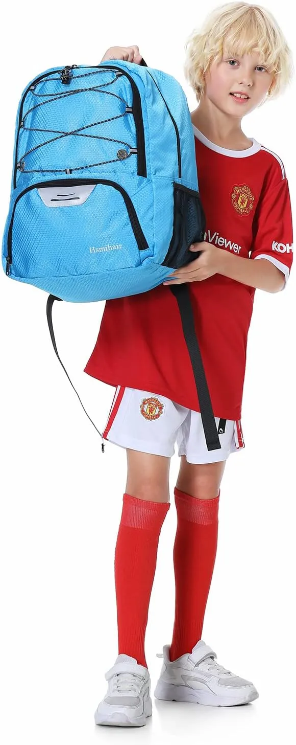 Youth Soccer Bag-Soccer Backpack&Backpack for Football Basketball,with Ball Compartment Separate Cleat Package